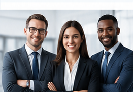 Professional IT staffing team